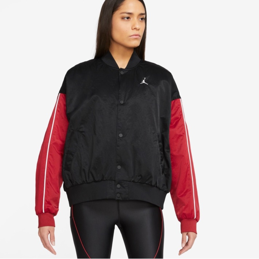 Air Jordan Flight Womens Renegade Jacket DV1414 010 - Picture 1 of 5